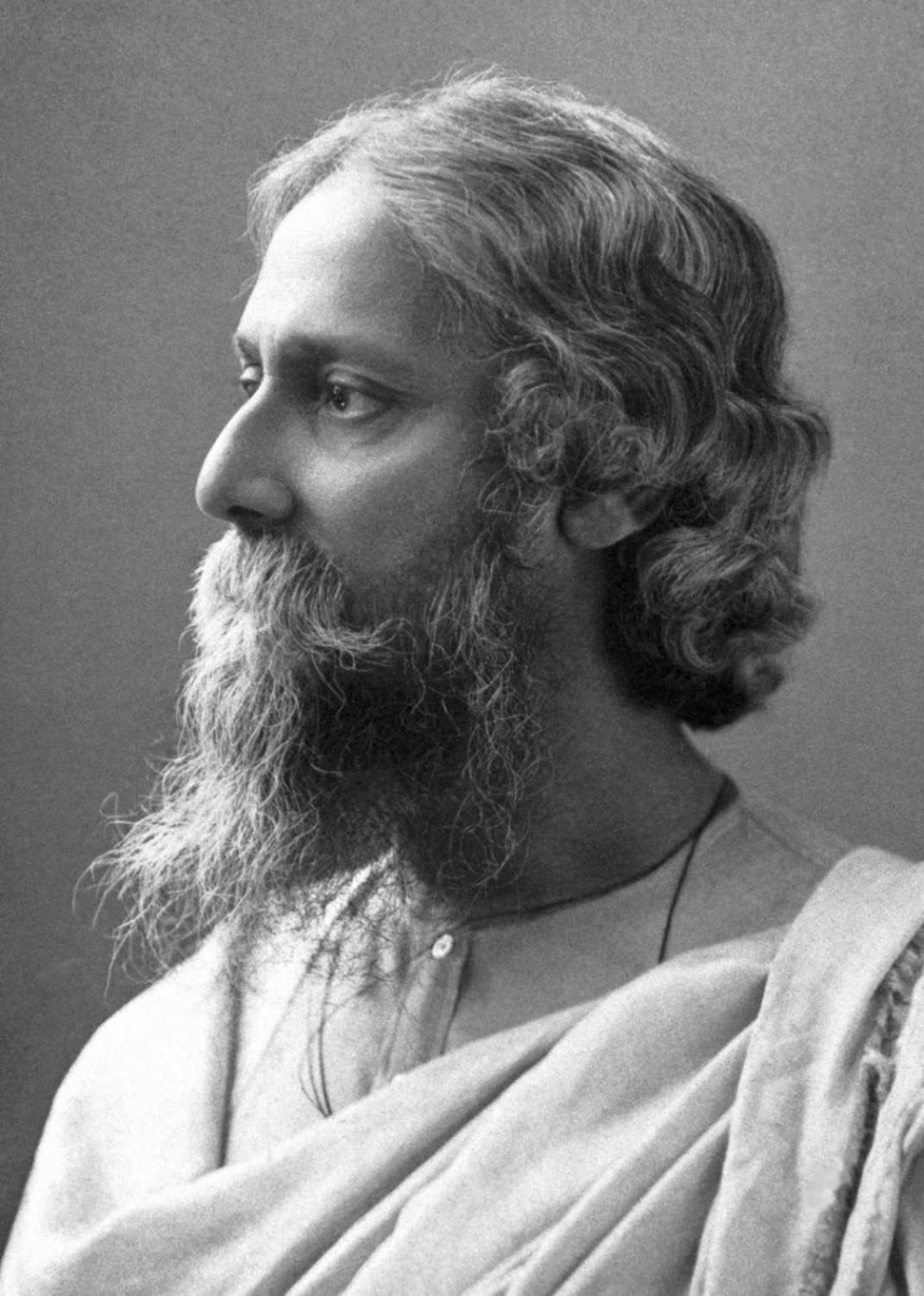  Retrato de Rabindranath Tagore. Fonte: Arquivo do Prêmio Nobel, 1909