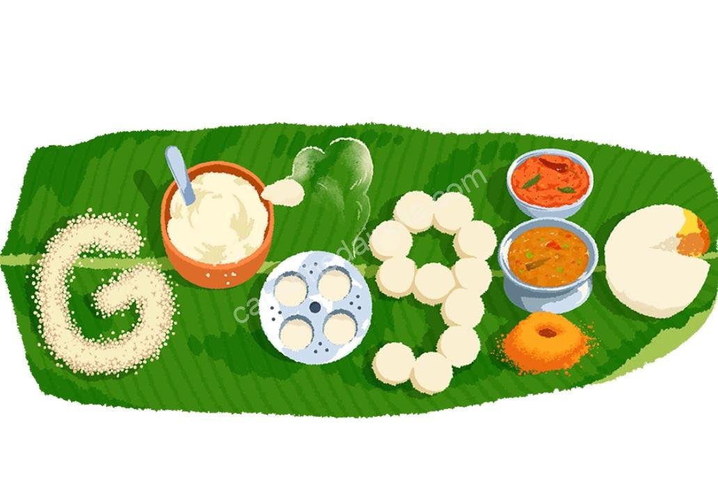 idli-google-doodle o Google homenageou o idli com um Doodle