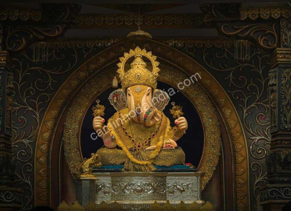 idolo-ganesha-templo-dagdusheth Ídolo de Ganesha no Templo Dagdusheth em Pune