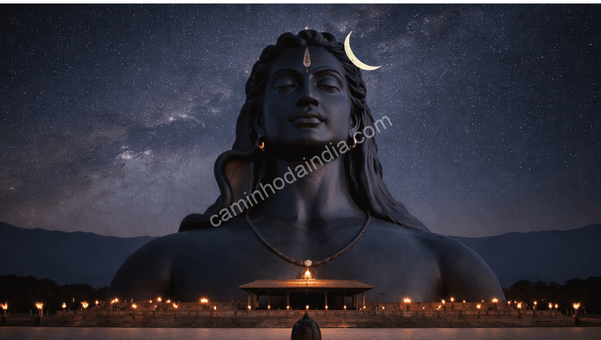 adiyogi-estatua-isha-foundation-tamil-nadu Estátua de Adiyogi Shiva na Isha Foundation, em Tamil Nadu