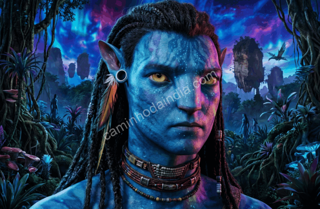 avatar O diretor James Cameron foi muito inspirado pela cultura indiana durante a seleção dos personagens de Avatar.