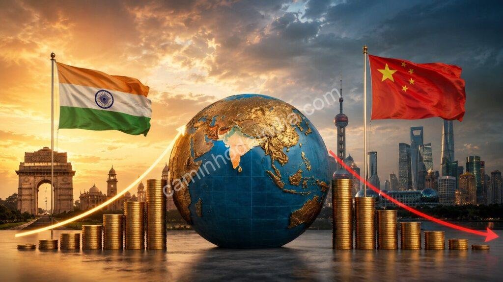 Índia pode ultrapassar China em participação no PIB global até 2060, diz relatório